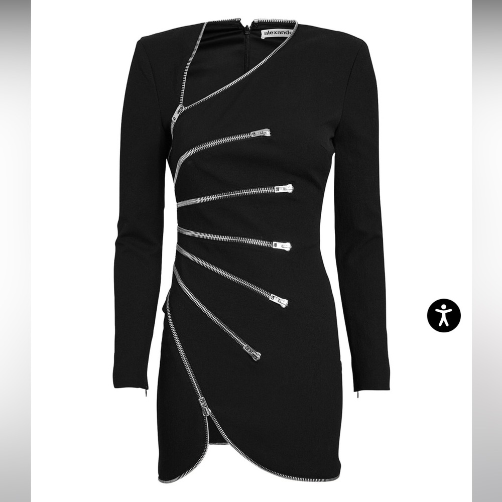Alexander Wang Zipper Mini Dress - Picture 2 of 13